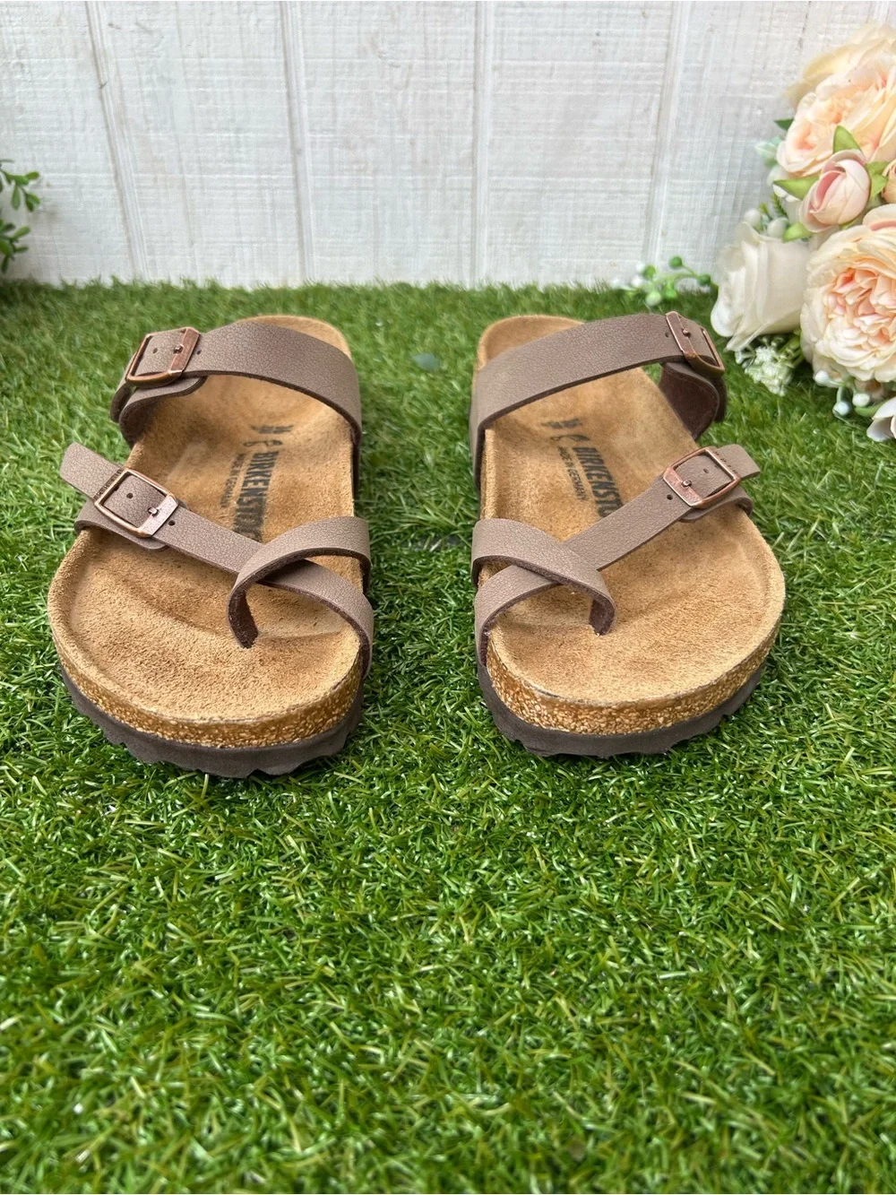 Birkenstock Mayari Mocha Brown sandals Size  36 US 6 women gently used
